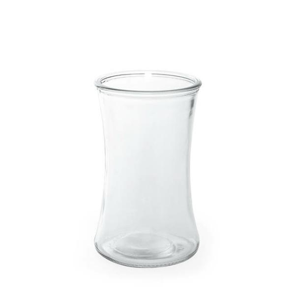 Glass Vases |  Glass Concave Vase 17Cm Glass Vases