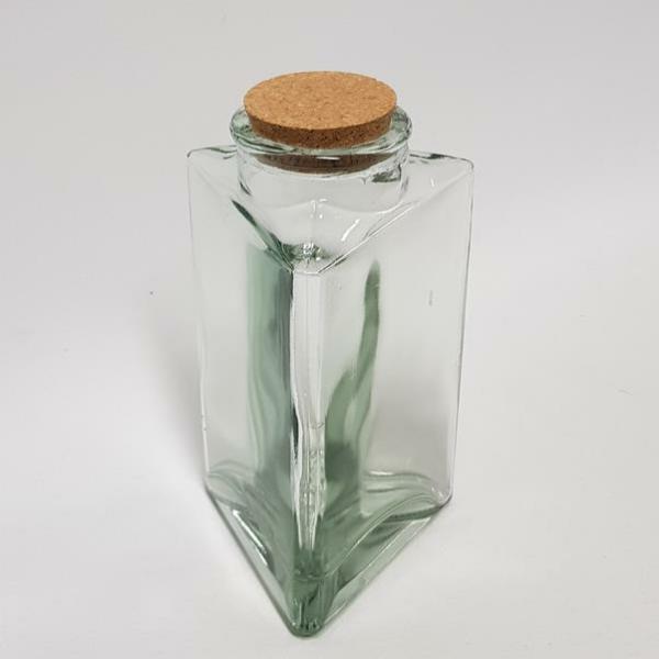 Glass Vases |  Glasstriangle Display Jar 17Cm Glass Vases Glass Vases