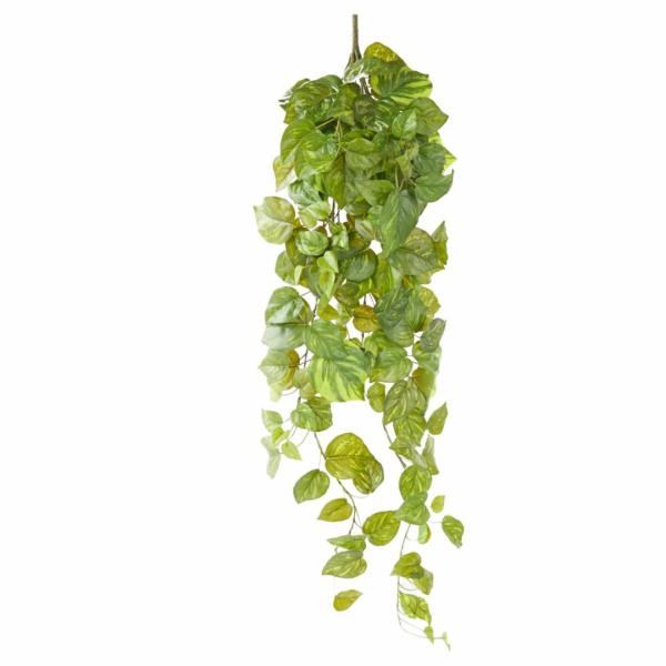 Hanging Greenery |  Artificial Hanging Pothos Bush 97Cm Artificial Greenery Hanging Greenery