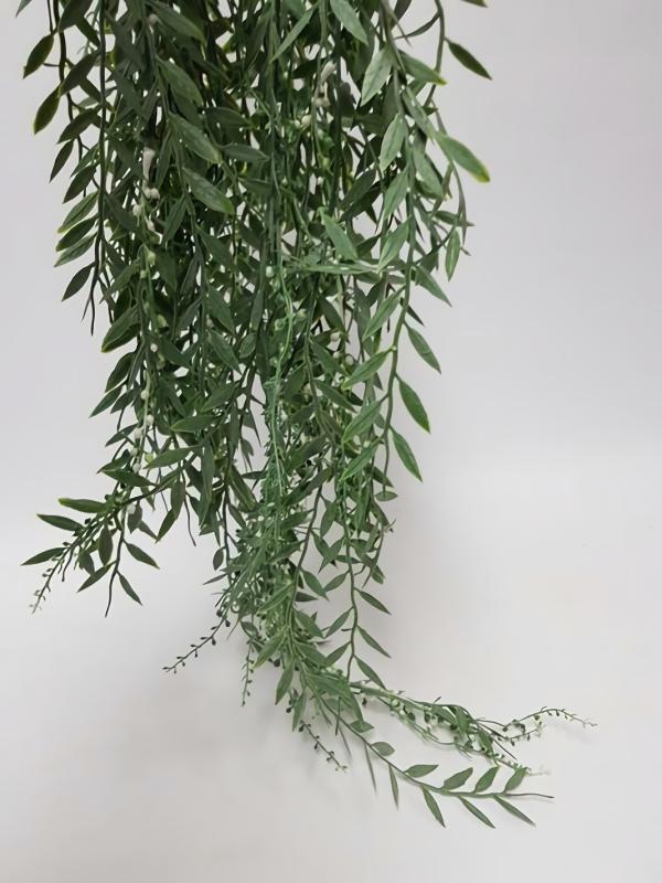 Hanging Greenery |  Dusty Peppercorn Hanging Bush 100Cm Artificial Greenery Hanging Greenery