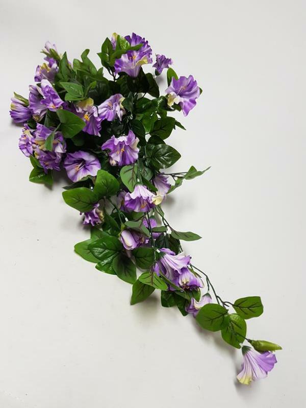 Hanging Greenery |  Petunia Hanging Bush Purple 70Cm Artificial Greenery Hanging Greenery