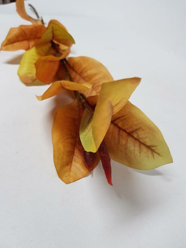 Leaf Spray |  Artificial Autumn Leaf Yellow 60Cm Artificial Greenery Leaf Spray