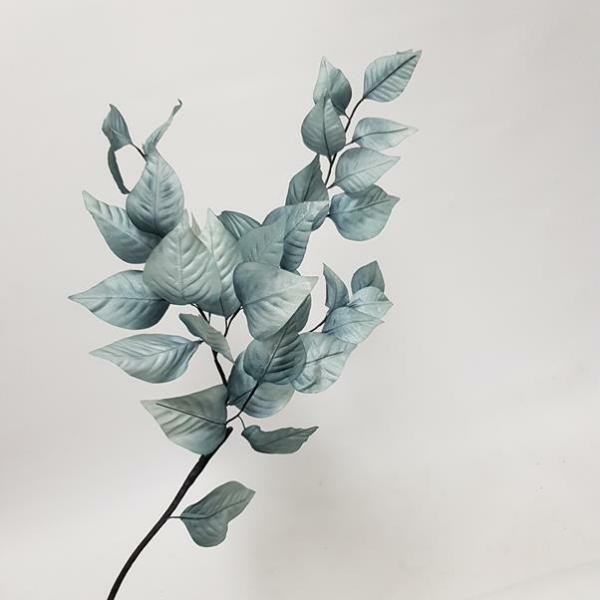 Leaf Spray |  Grey Ficus Leaf Spray 80Cm Artificial Greenery Leaf Spray