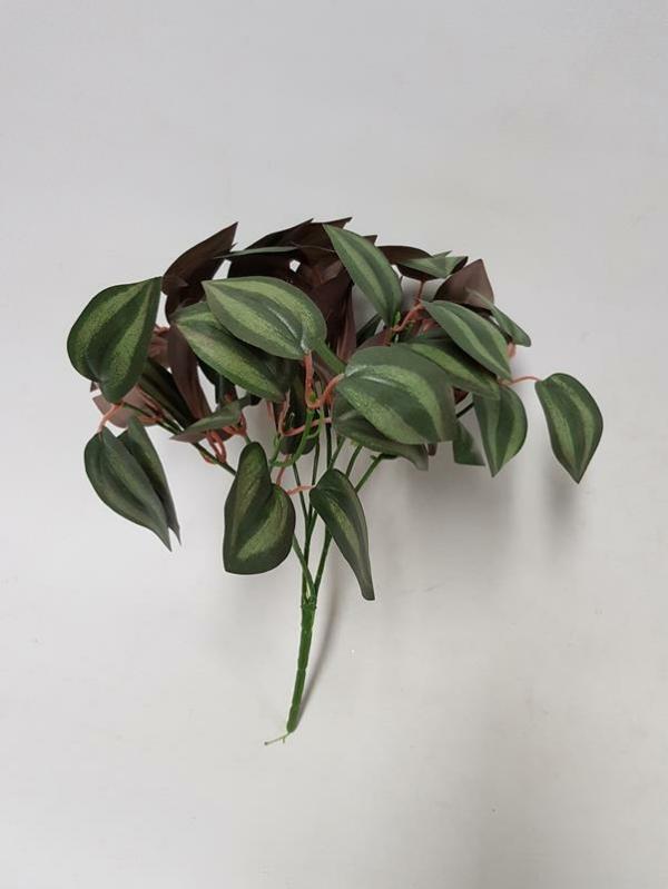 Leaves & Foliage |  Artificial Wandering Jew Bush 35Cm Artificial Greenery Leaves & Foliage