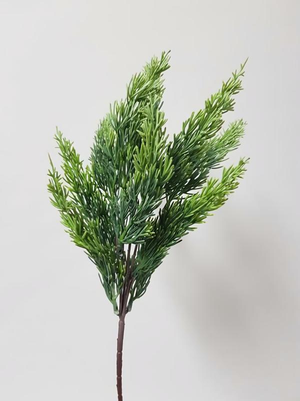 Leaves & Foliage |  Pine Bush 45Cm Dusty Green Artificial Greenery Leaves & Foliage