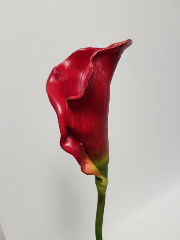 Lily Stems |  Artificial Calla Lily Deep Red 76Cm Artificial Flowers Lily Stems