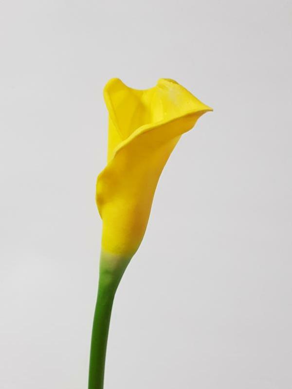 Lily Stems |  Artificial Calla Lily Yellow 76Cm Artificial Flowers Lily Stems