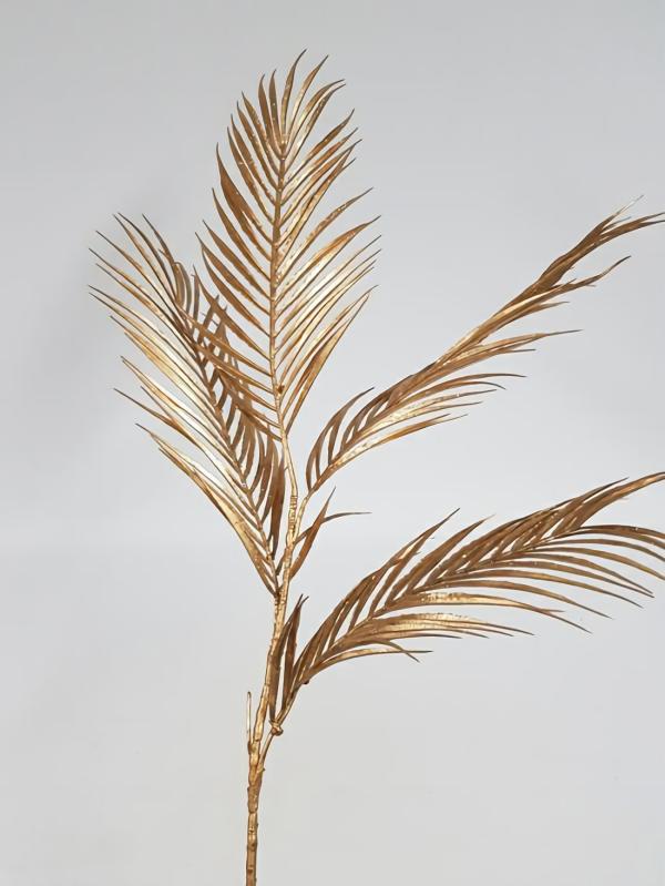 Metallic Bling & Sparkle |  Gold Christmas Palm Leaf 110Cm Artificial Flowers Metallic Bling & Sparkle