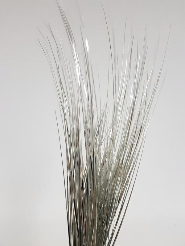 Metallic Bling & Sparkle |  Silver Grass Spray 70Cm Artificial Flowers Metallic Bling & Sparkle