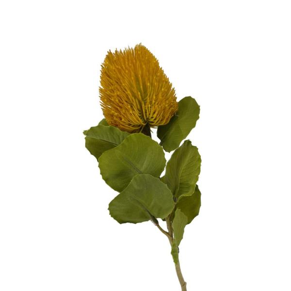 Native Flowers |  Artificial Banksia Bax Yellow 59Cm Artificial Flowers Native Flowers