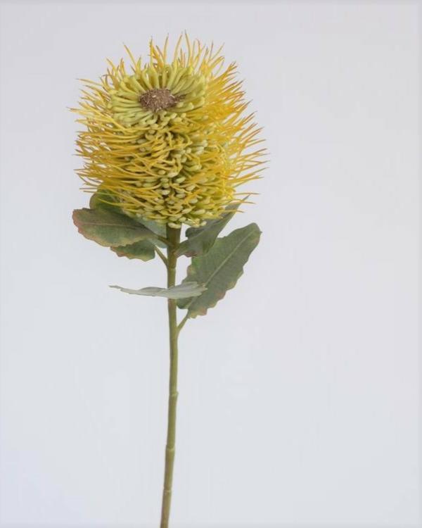 Native Flowers |  Artificial Banksia Yellow 56Cm Artificial Flowers Native Flowers