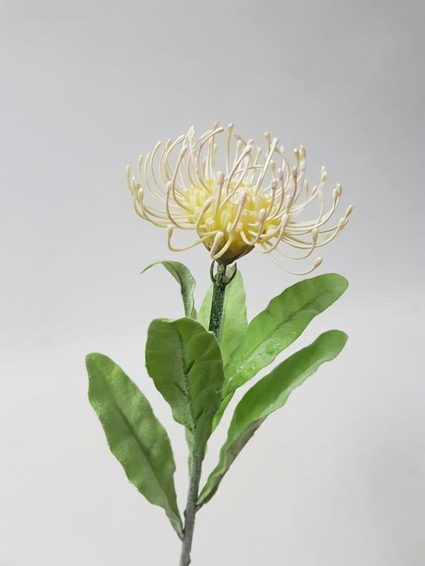 Native Flowers |  Artificial Leucospermum White Artificial Flowers Native Flowers