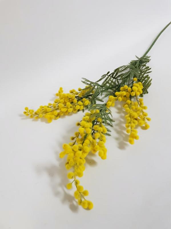 Native Flowers |  Artificial Native Wattle Spray 88Cm Artificial Flowers Native Flowers