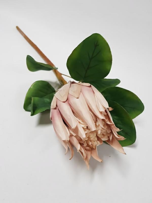 Native Flowers |  Artificial Queen Protea 68Cm Dusty Pink Artificial Flowers Native Flowers