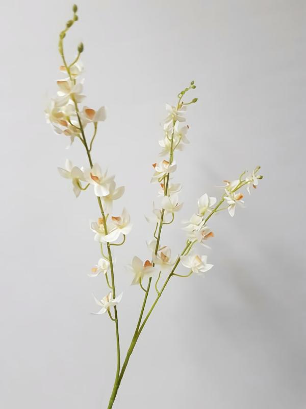 Orchids |  Artificial Dendrobium White 65Cm Artificial Flowers Orchids