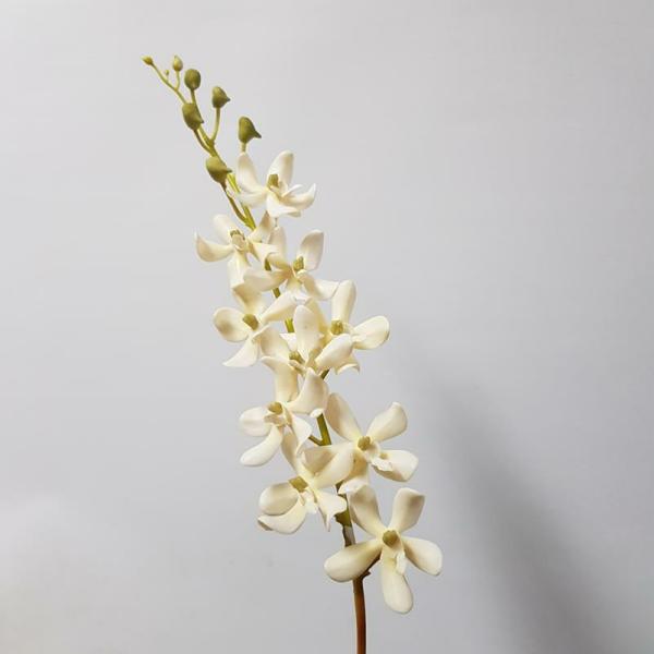 Orchids |  Artificial Vanda Orchid Ivory 80Cm Artificial Flowers Orchids