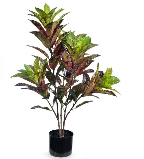 Plants |  Artificial Croton Plant 88Cm Artificial Plants Plants