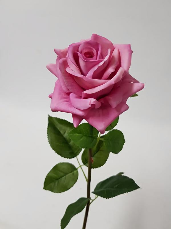 Real Touch Flowers |  Artificial Rose Anna Lilac 75Cm Artificial Flowers Artificial Roses