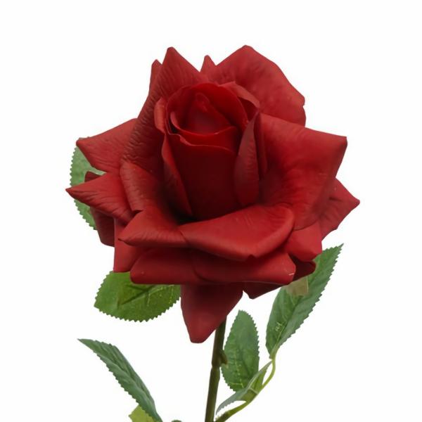 Real Touch Flowers |  Artificial Rose Florence Red 50Cm Artificial Flowers Artificial Roses