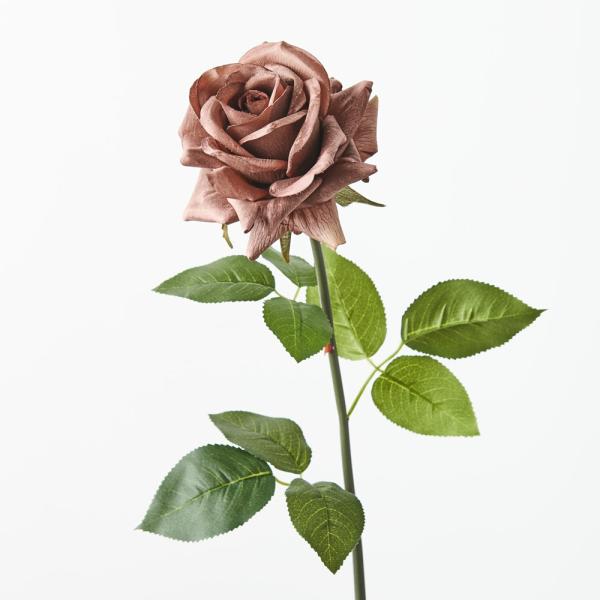 Real Touch Flowers |  Rose Anna Chocolate 75Cm Artificial Flowers Artificial Roses