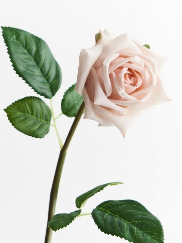 Real Touch Flowers |  Rose Louise Soft Pink 46Cm Artificial Flowers Artificial Roses