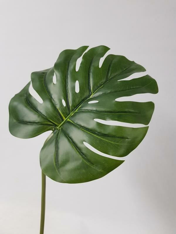 Single Leaf |  Artificial Monstera Leaf 66Cm Artificial Greenery Single Leaf