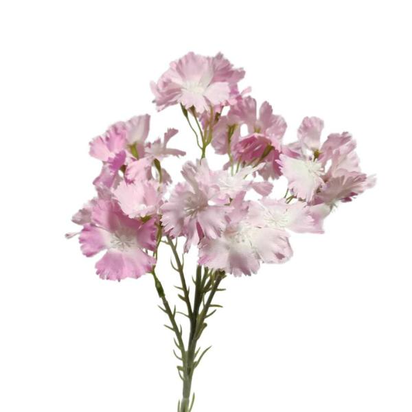 Spring Flowers |  Artificial Dianthus Flower Spray 66Cm Pink Artificial Flowers Spring Flowers