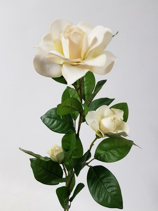 Spring Flowers |  Artificial Gardenia Cream 67Cm Artificial Flowers Spring Flowers