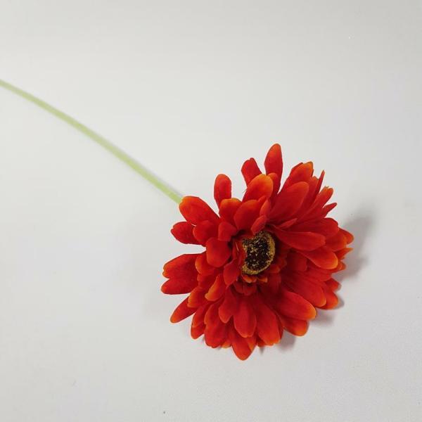 Spring Flowers |  Artificial Gerbera Arka Blood Orange 53Cm Artificial Flowers Spring Flowers