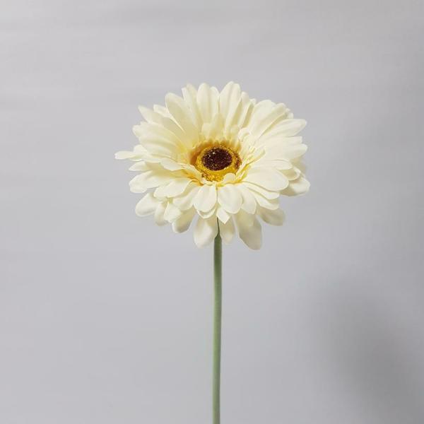 Spring Flowers |  Artificial Gerbera Arka Cream 53Cm Artificial Flowers Spring Flowers