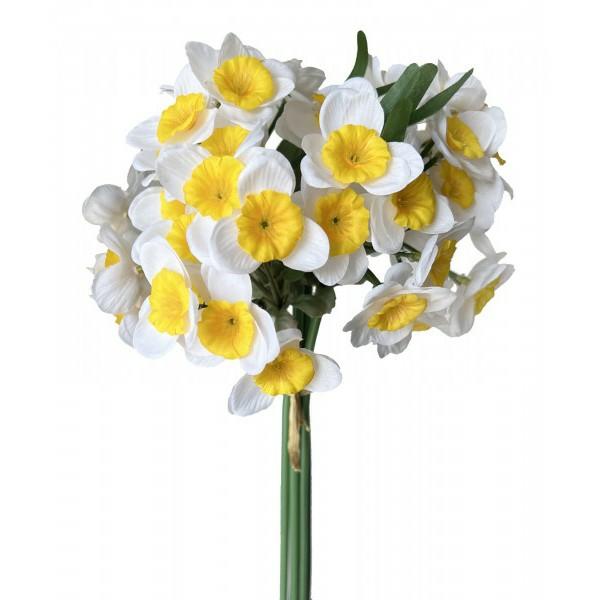 Spring Flowers |  Artificial Jonquils Daffodil Bunch Artificial Flowers Spring Flowers