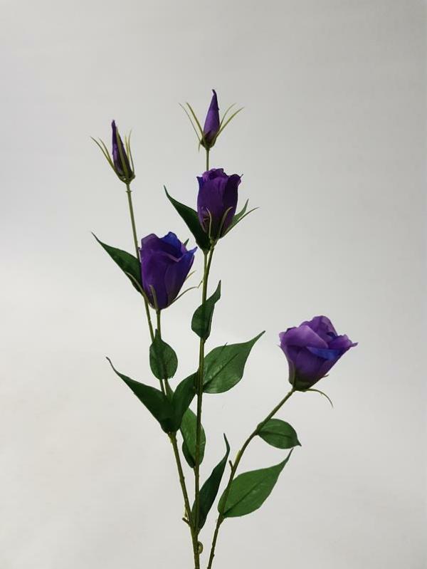 Spring Flowers |  Artificial Lisianthus Deep Purple 86Cm Artificial Flowers Spring Flowers