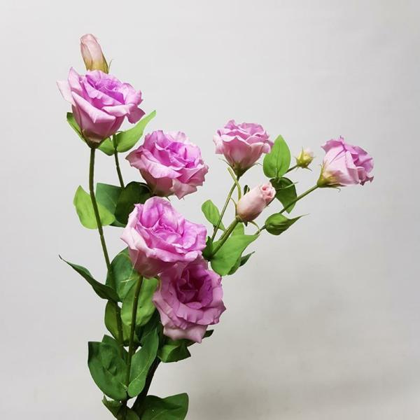 Spring Flowers |  Artificial Lisianthus Myla Purple 72Cm Artificial Flowers Real Touch Flowers