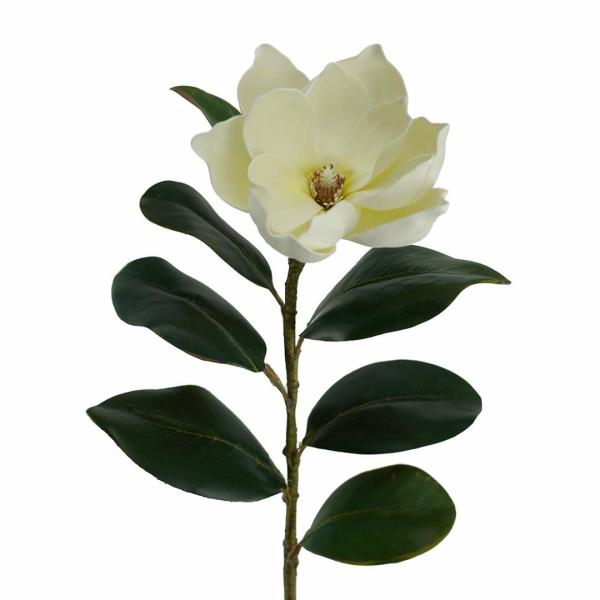 Spring Flowers |  Artificial Magnolia Flower White 80Cm Artificial Flowers Spring Flowers