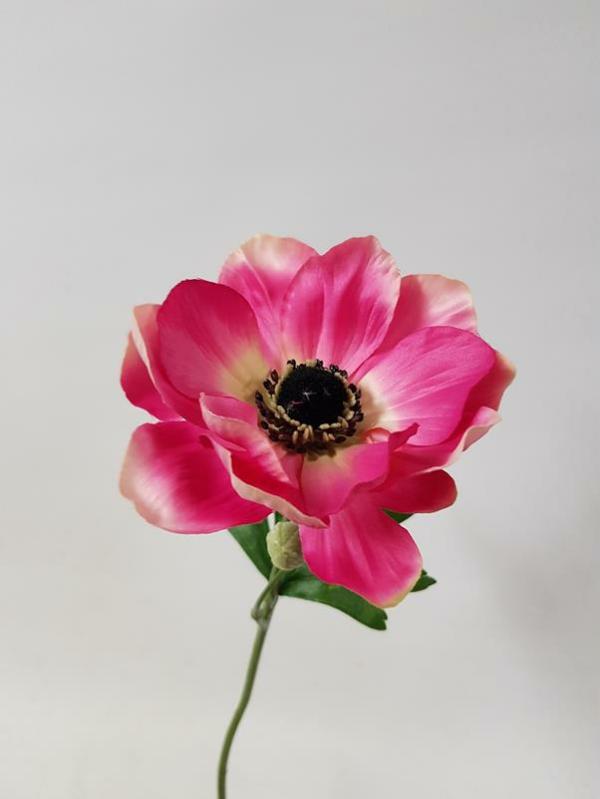 Spring Flowers |  Artificial Pink Anemone 51Cm Artificial Flowers Spring Flowers