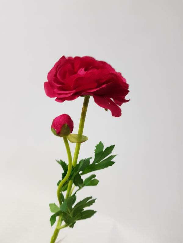 Spring Flowers |  Artificial Ranunculus Hot Pink 50Cm Artificial Flowers Spring Flowers