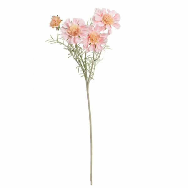 Spring Flowers |  Artificial Scabiosa Flower Light Pink 60Cm Artificial Flowers Spring Flowers