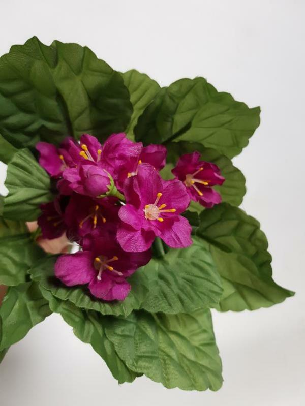 Spring Flowers |  Artificial Violet Bunch Pink 20Cm Artificial Flowers Flower Bunches