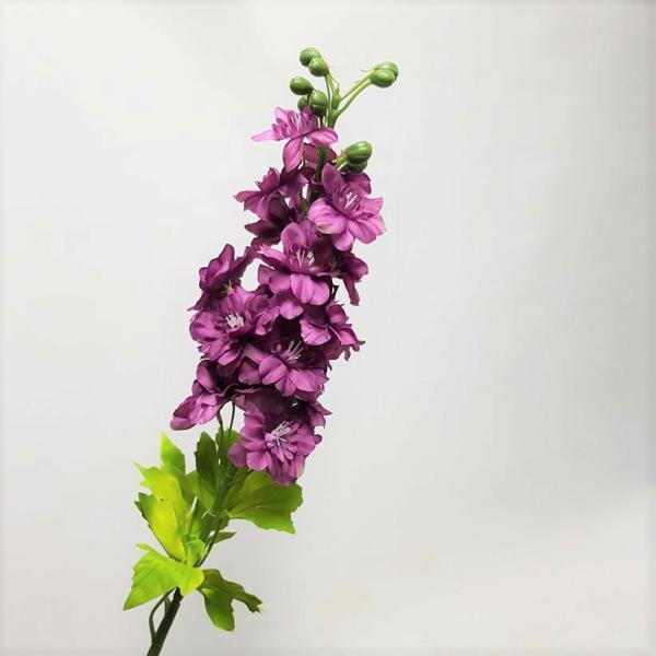 Stock & Delphiniums |  Artificial Delphinium Dark Purple 80Cm Artificial Flowers Stock & Delphiniums