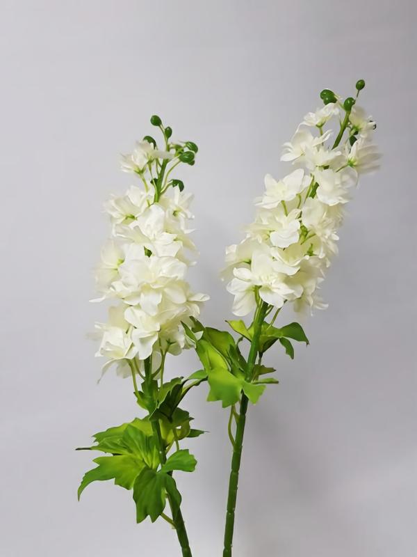 Stock & Delphiniums |  Artificial Delphinium White 80Cm Artificial Flowers Stock & Delphiniums