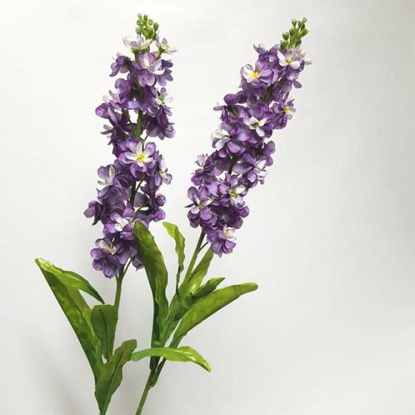 Stock & Delphiniums |  Artificial Stock Flower Periwinkle Purple 77Cm Artificial Flowers Stock & Delphiniums