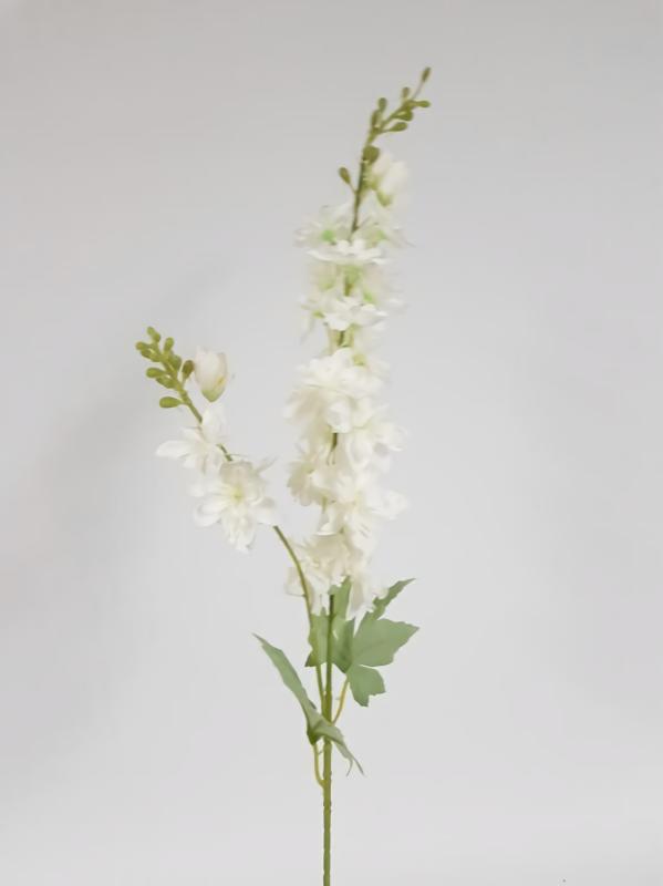 Stock & Delphiniums |  Stock 2H White Artificial Flowers Stock & Delphiniums