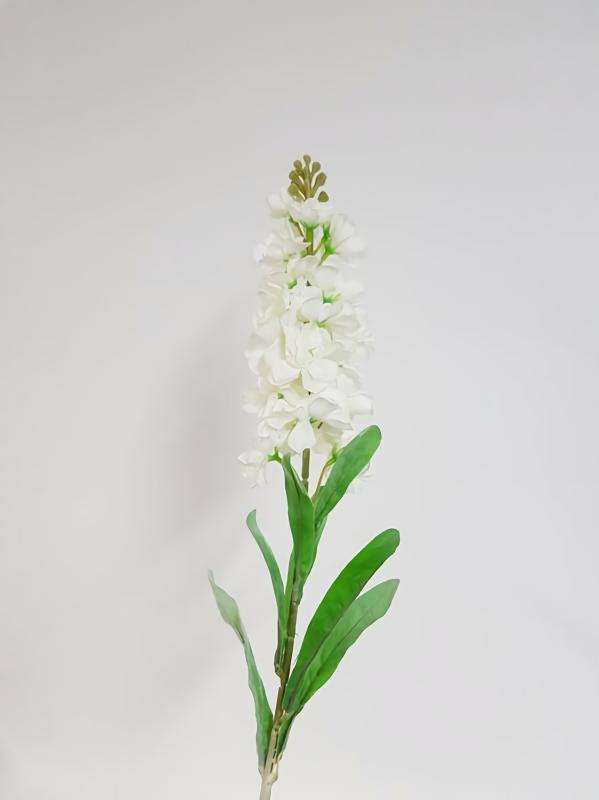 Stock & Delphiniums |  Stock Flower White Artificial Flowers Stock & Delphiniums