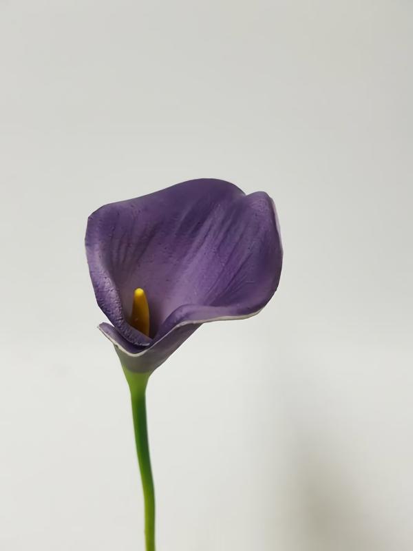 Tropical Flowers |  Artificial Calla Lily Purple 48Cm Artificial Flowers Tropical Flowers