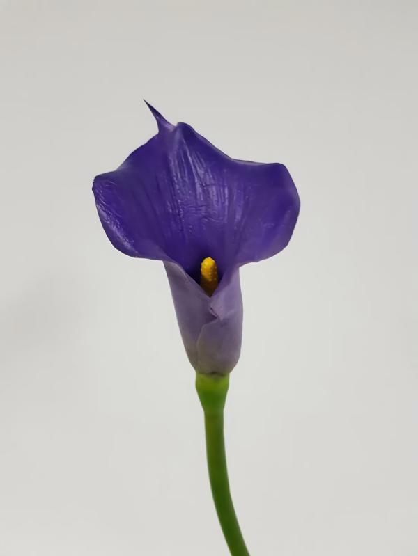 Tropical Flowers |  Calla Lilly X-Large Purple Real Touch 67Cm Artificial Flowers Tropical Flowers