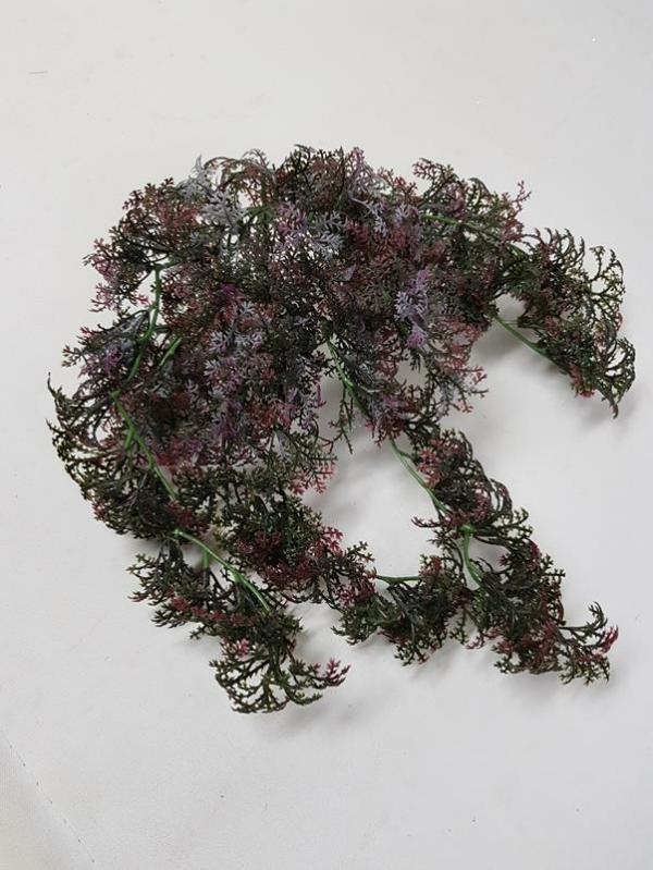 Twigs Vines And Moss |  Artificial Moss Bush Purple 27Cm Artificial Greenery Twigs Vines And Moss