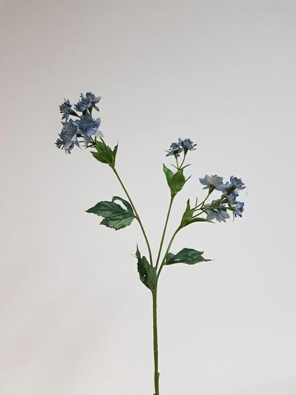 Wild Flowers |  Artificial Astrantia Blue 49Cm Artificial Flowers Fillers