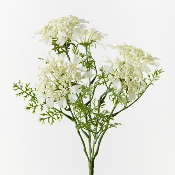 Wild Flowers |  Artificial Queen Anne Lace Bush 37Cm Artificial Flowers Wild Flowers