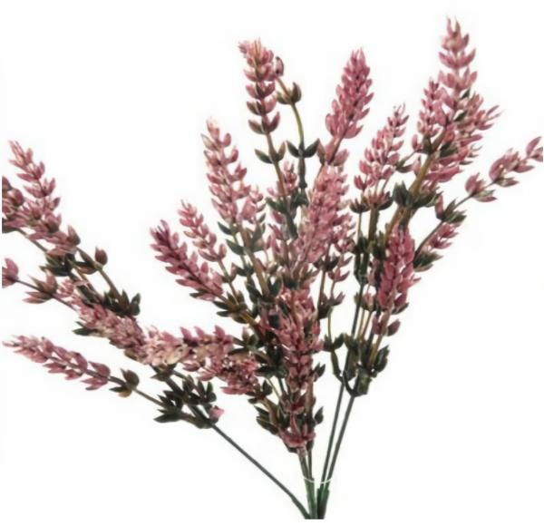 Wild Flowers |  Artificial Wheat Bush Dark Pink 37Cm Artificial Flowers Wild Flowers