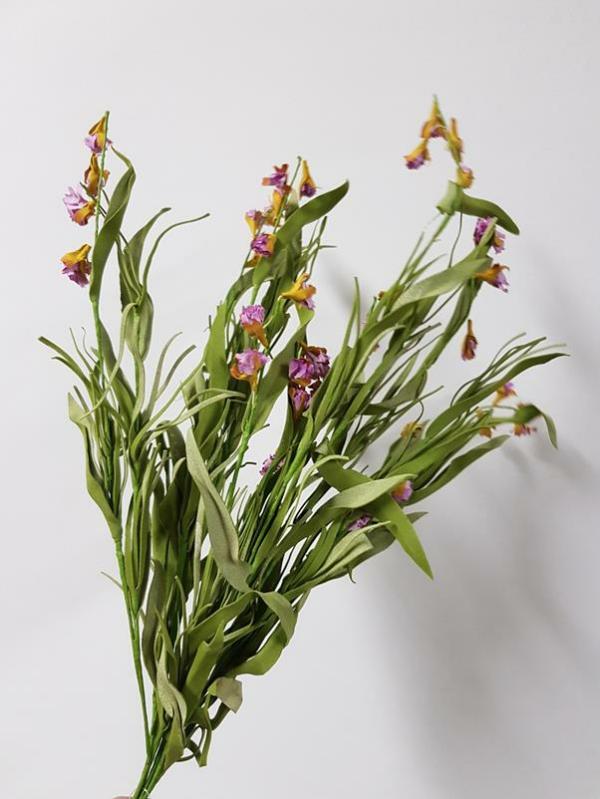 Wild Flowers |  Artificial Wildflower Bush 38Cm Artificial Flowers Wild Flowers